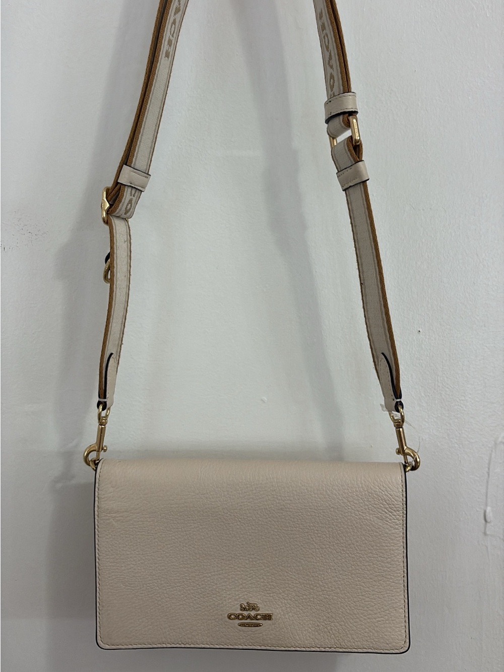 Coach Anna foldover crossbody clutch